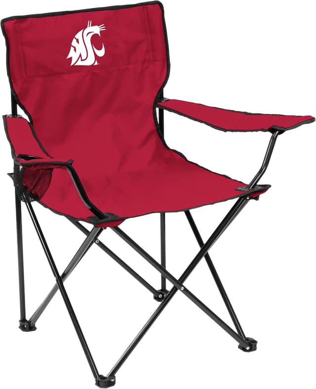 Thumbnail 6 de Logo Brands NCAA Portable Quad Chair with Armrests, Built-In Cup, Carry Bag