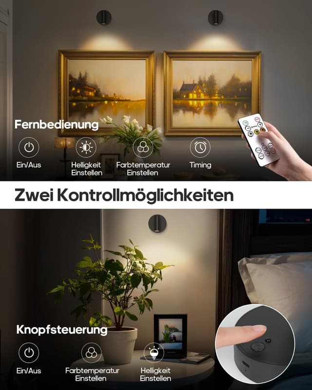 Thumbnail 2 de Kabellose Spotlight Wandstrahler 3000mAh