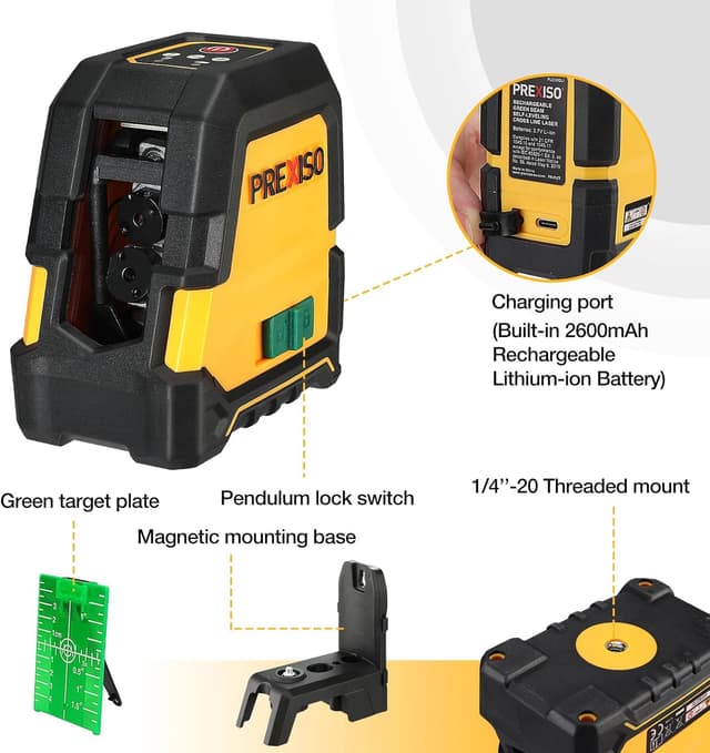 Detalle 2 de PREXISO 30 m laser level green lines
