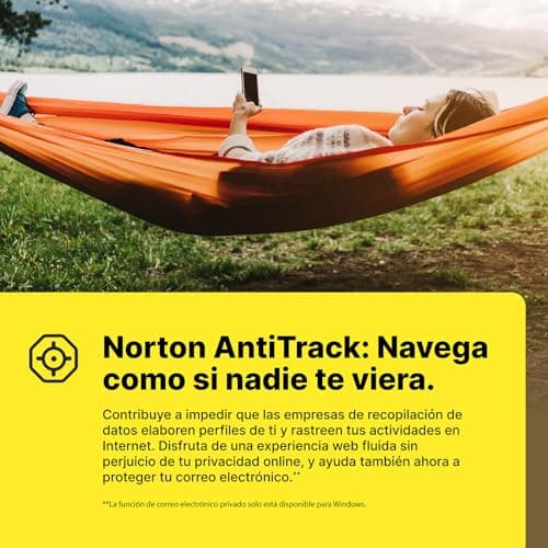 Detalle de Norton 360 Deluxe, antivírus 5 dispositivos