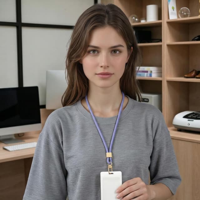 Thumbnail 5 de CHUQING Porte-badge 49 cm violet clair