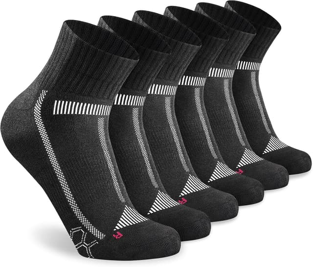 Detalle de Stoeury running socks Anti-Blister quarter 3 pairs