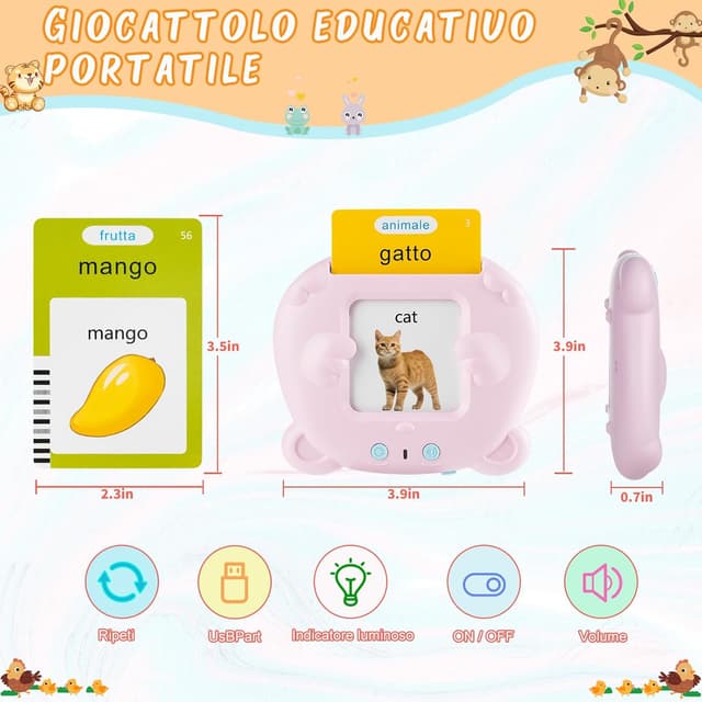 Detalle de Flashcard per apprendimento audio 224 parole