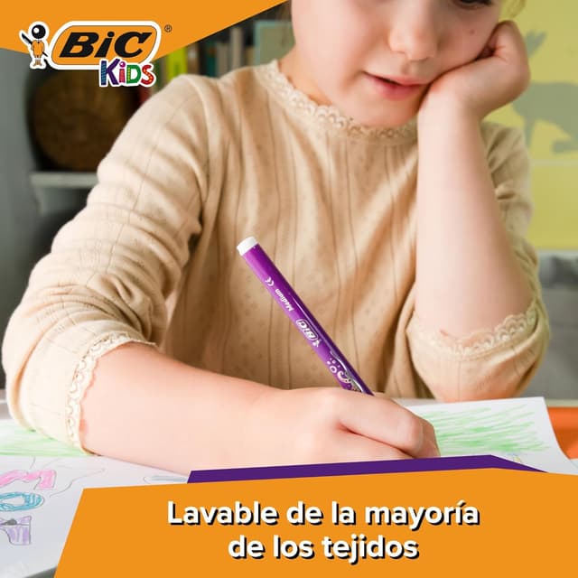 Thumbnail 3 de BIC Kids Kid Couleur Rotuladores lavables 24 colores