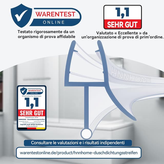 Detalle 1 de Gocciolatoio doccia vasca 870 mm