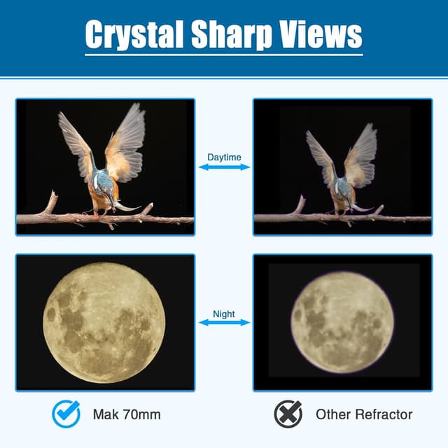 Thumbnail 5 de SARBLUE MAK70 70mm Telescope 1000mm