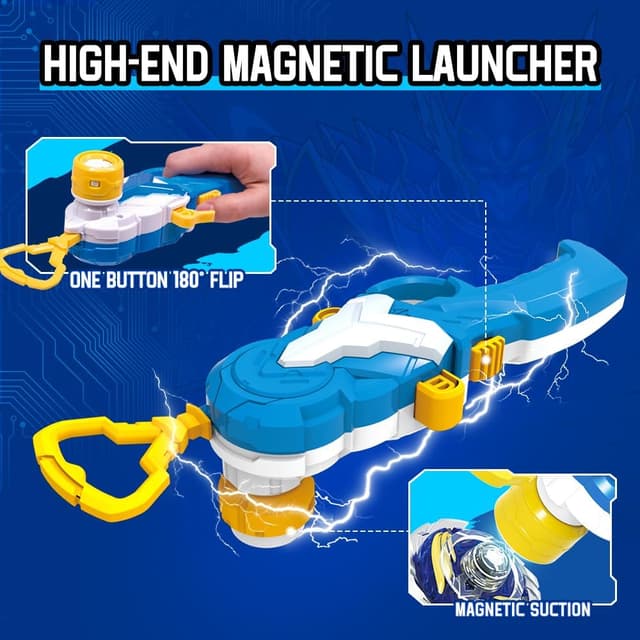 Detalle de Infinity Nado V-Series Non-Stop Battle Deluxe : toupie de combat pour enfants 5 à 12 ans