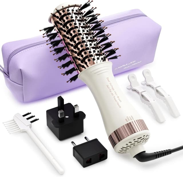 Detalle de 4-in-1 Travel Dual Voltage Hair Dryer Brush