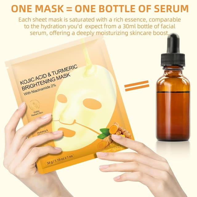 Detalle 1 de CiAIplw Kojisäure Kurkuma Maske 6x 34 g