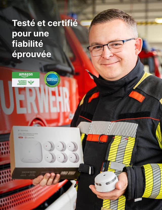 Thumbnail 1 de X-Sense FS61 détecteur de fumée connecté 50 🏠