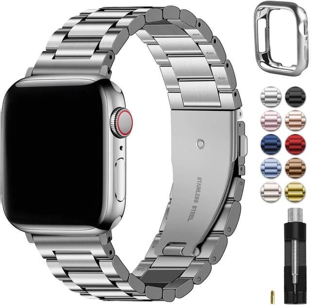 Detalle de Fullmosa Compatible Apple Watch 44mm Metal Band