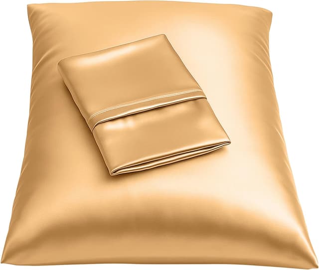Thumbnail 6 de BLISSFORD Satin Pillowcase with Hidden Zipper (Set of 2) — White, Standard Size