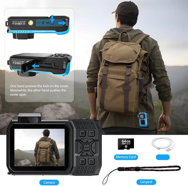 Thumbnail 6 de Yixinxin 8K Unterwasserkamera