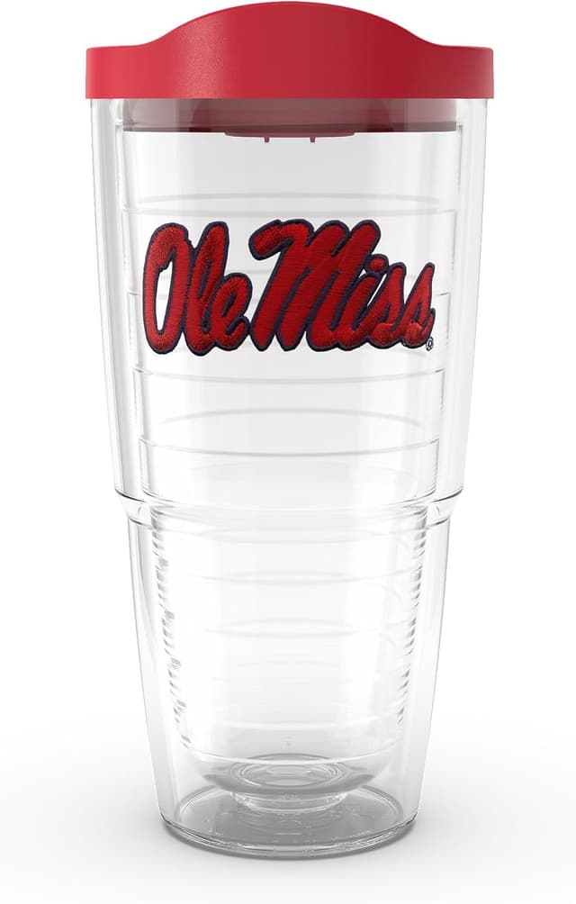 Detalle de Tervis Made in USA Ole Miss Rebels Double-Walled Insulated Tumbler Cup (24oz) — Primary Logo
