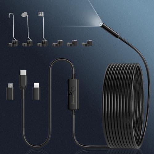 Thumbnail 8 de Ennovor caméra d'inspection 1920P avec 8 LEDs ⚙