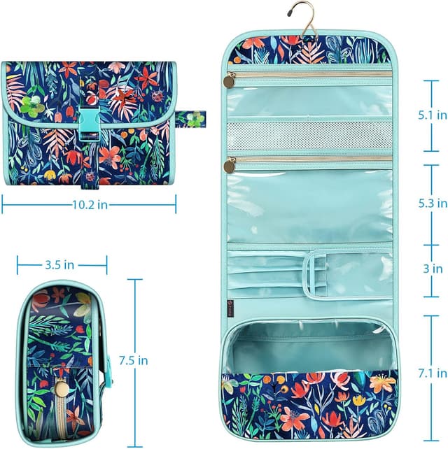 Thumbnail 6 de FINPAC Portable Toiletry Travel Wash Bag 28cm