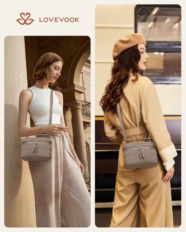 Thumbnail 6 de LOVEVOOK Umhängetasche Damen Khaki 21×9,5×15,5 cm