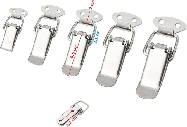 Detalle 2 de Spannverschluss Edelstahl 55 mm, 4er-Set