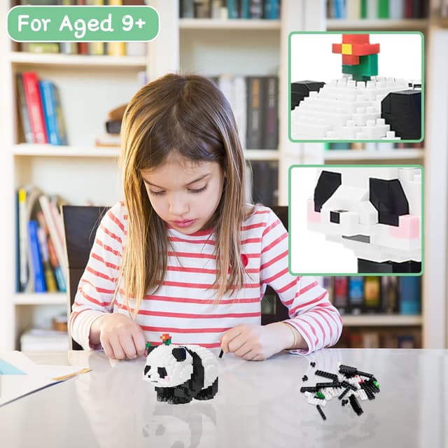 Detalle de Panda Mini Building Blocks set 9+