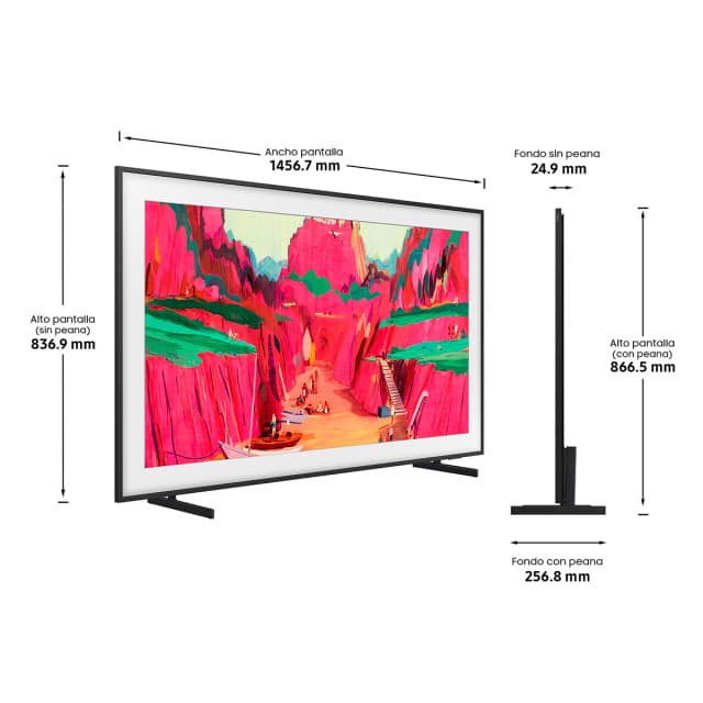 Detalle 2 de Samsung TQ65LS03FWUXXC The Frame Pro 65' 163 cm 4K TV