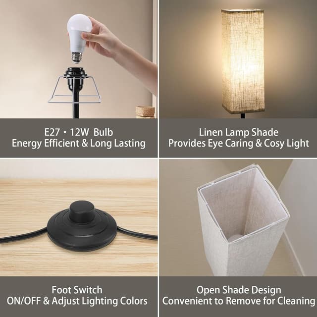 Thumbnail 5 de CRLL 12W floor lamp with remote control