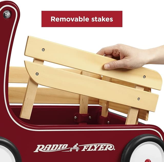 Thumbnail 3 de Radio Flyer vagón clásico caminador madera 1–4 años