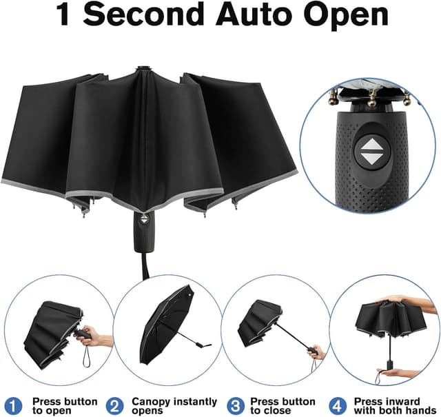 Thumbnail 6 de G4Free Ombrello pieghevole antivento 106 cm