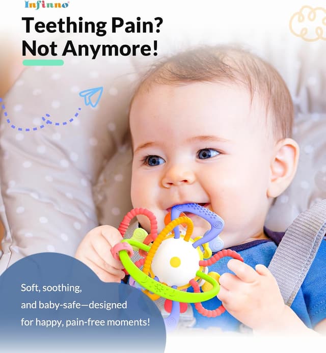Thumbnail 1 de Baby Teething & Rattle Toy 0–12 months