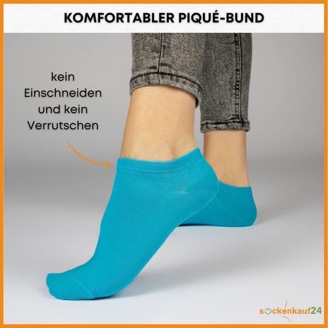 Detalle de Premium Sneaker Socken 10 Paar für Komfort