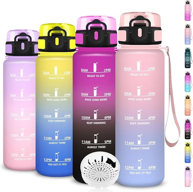 Imagen de Botella de Agua 1L con Filtro y Fianza 💧 Para Deportes y Camping en OfertitasTOP