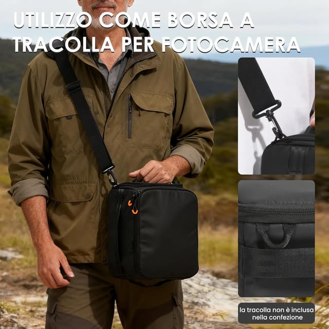 Thumbnail 4 de TARION Inserto Fotografico Borsa Fotografica con 5 divisori