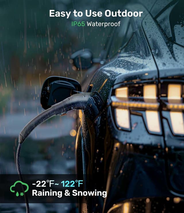 Detalle 2 de Zanch Tesla to J1772 Adapter (NACS to J1772) for Level 2 Charging, 60A/250V AC, Black