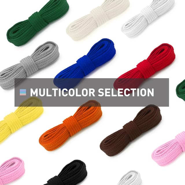 Detalle de UamGlsob 20mm Extra Wide Flat Chunky Shoelaces for Adidas Campus 00s