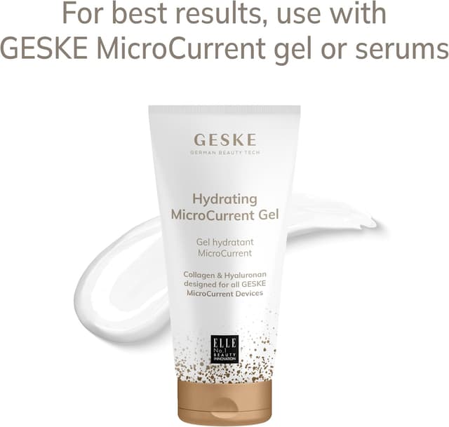 Detalle de GESKE SmartAppGuided™ MicroCurrent Face Lifter 6 en 1 – appareil de lifting visage anti-âge
