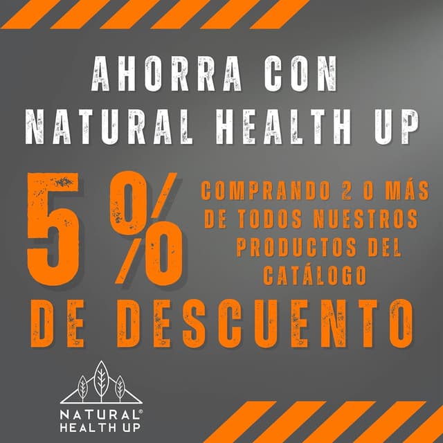 Detalle de NATURAL HEALTH UP Creatina monohidratada 180 cápsulas