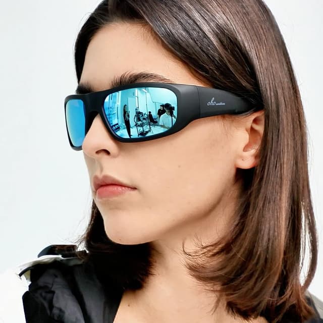 Detalle de OhO sunshine open ear Bluetooth sunglasses