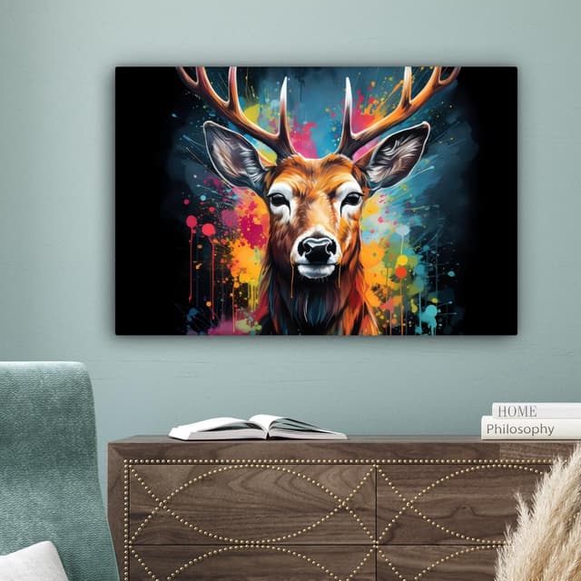 Thumbnail 4 de MuchoWow Impression sur Toile 60x40 cm