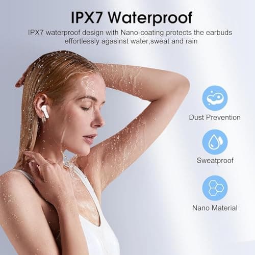 Thumbnail 6 de Cillso H97 Auriculares inalámbricos Bluetooth 5.4 con 4 micrófonos ENC, reducción de ruido y hasta 40 h (USB-C, IP7, LED)