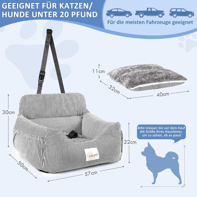 Detalle 2 de CALIYO Hundeautositz bis 10 kg