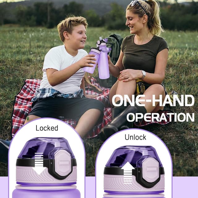 Thumbnail 3 de AOHAN Water Bottle 1L Leak Proof Sports Bottle