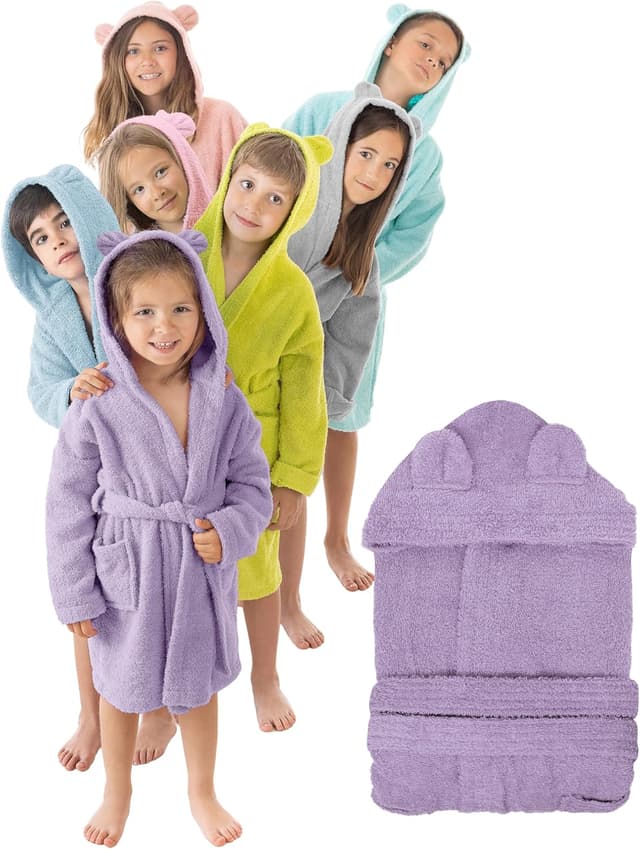 Thumbnail 6 de LEBENGOOD Peignoir enfant 100% coton OEKO-TEX