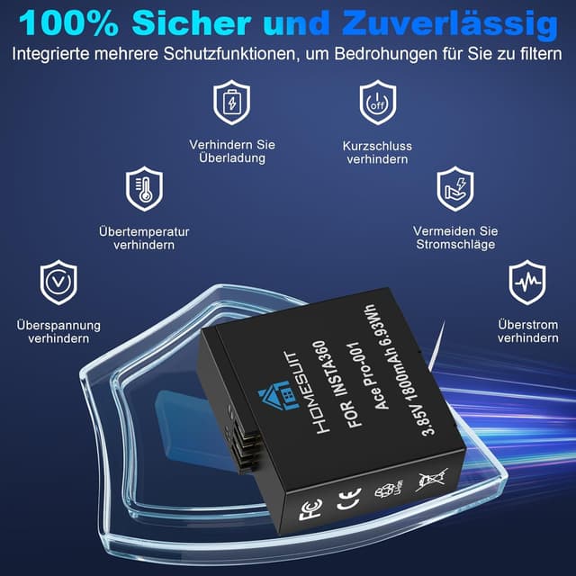 Thumbnail 3 de Homesuit Insta 360 Ace Pro Akku 1800mAh