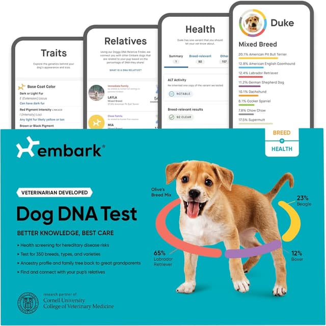 Detalle de Embark Breed Health Kit Dog DNA Testing