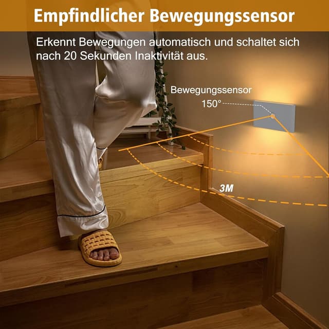 Thumbnail 3 de Nachtlicht mit Bewegungsmelder 2er Set