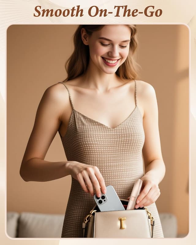 Detalle 2 de Eyebrow Trimmer 2‑in‑1 Rechargeable Face Shaver 🪒