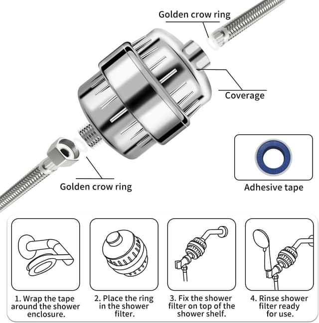 Thumbnail 4 de Filto 36 etapas filtro de ducha con vitamina C