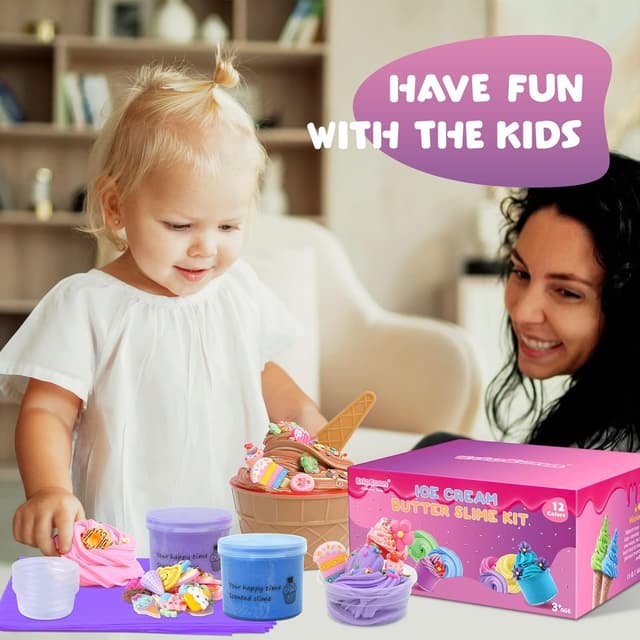 Thumbnail 2 de Butter Slime Kit 12 Pack for Kids