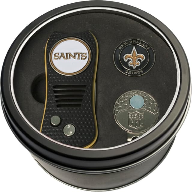 Detalle de Team Golf NFL Gift Set Switchblade Divot Tool, Cap Clip & Enamel Ball Markers