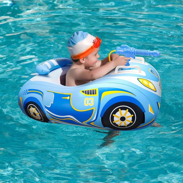 Detalle de Swimbobo Toddler Pool Float with Seat and Built-In Water Gun