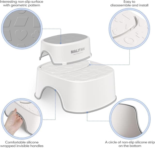 Detalle 1 de Maliton Potty Training Seat with 2-Step Stool